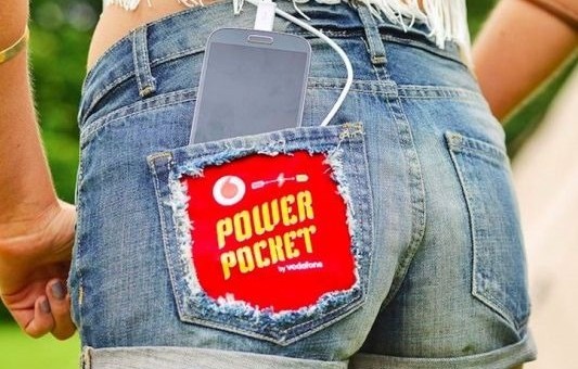 Vodafone、体温で充電できる『Power Pocket』が未来感