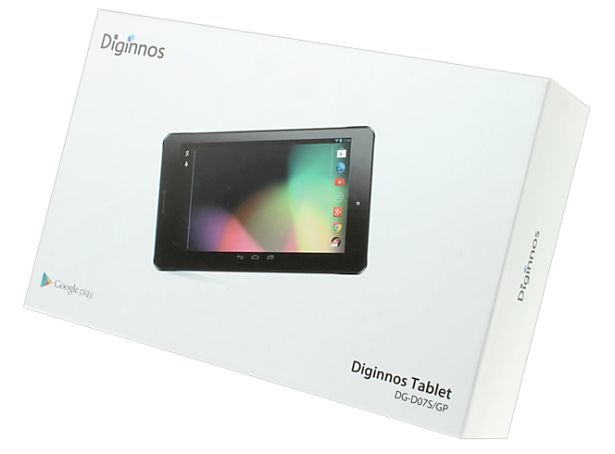 ドスパラで7インチ『Diginnos Tablet DG-D07S/GP』発売―スペックと価格
