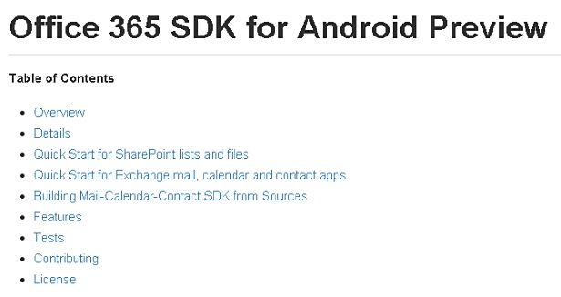 Office-365-SDK-for-Android