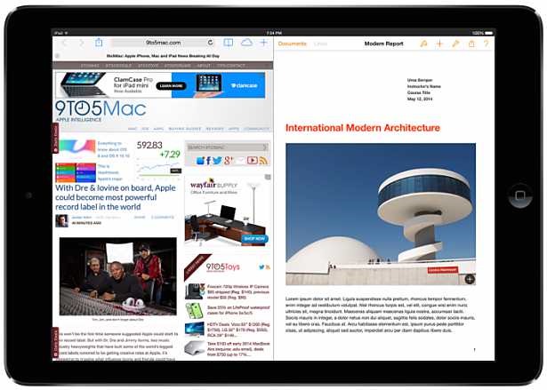 apple-plans-to-match-microsoft-surface-with-split-screen-ipad-multitasking-in-ios-8