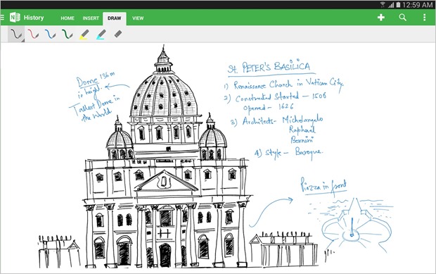 Inking-with-OneNote