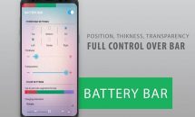 通知バーの背景に電池残量を表示『バッテリーバー』などが0円に、Androidアプリ無料セール 2017/11/23