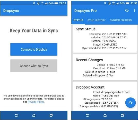 dropsync pro apk
