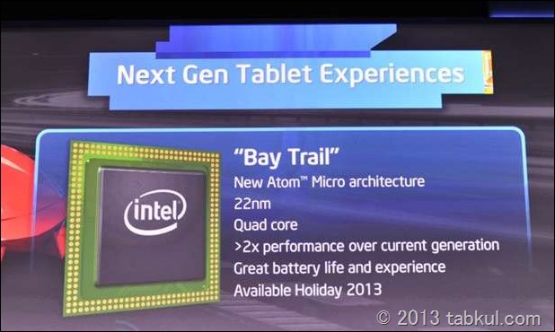 Intel、クアッドコアAtom「Bay Trail」を発表、2013年末にも登場へ