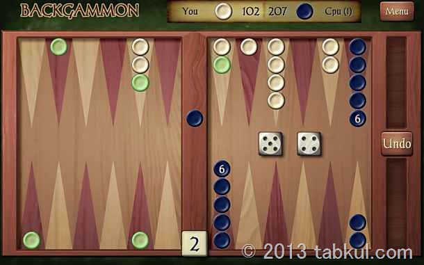 価格 115円のAndroid アプリ「Backgammon」の試用レビュー