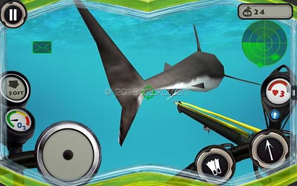 価格 235円、あまちゃん風なゲーム「Spearfishing 2 Pro」の試用レビュー / Androidアプリ