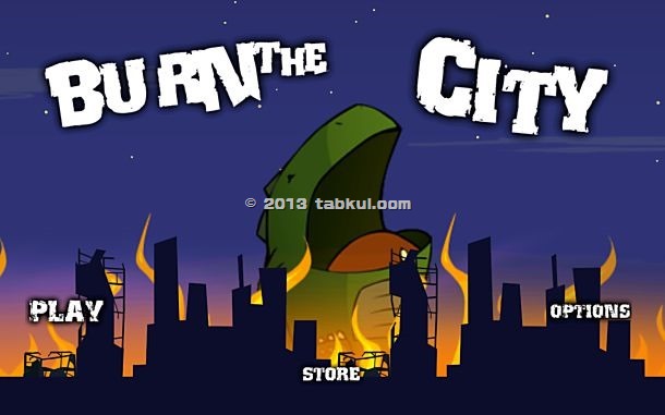 価格 99円、ゴジラ!? 街を破壊するゲーム「Burn The City」の試用レビュー / Androidアプリ