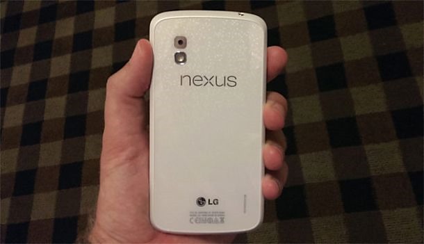 Android 4.3 搭載 Nexus 4 (白)が 6/10 発売の噂