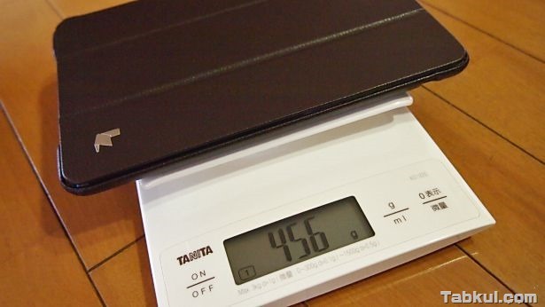 ケースを装着した Nexus 7 や iPad mini などの重さを知る（TANITA測定）