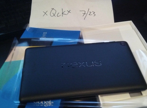 第2世代Nexus 7、化粧箱と実機写真がリーク