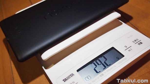 新型Nexus 7 (2013)、初代との比較01 「タニタで重量を測定する」