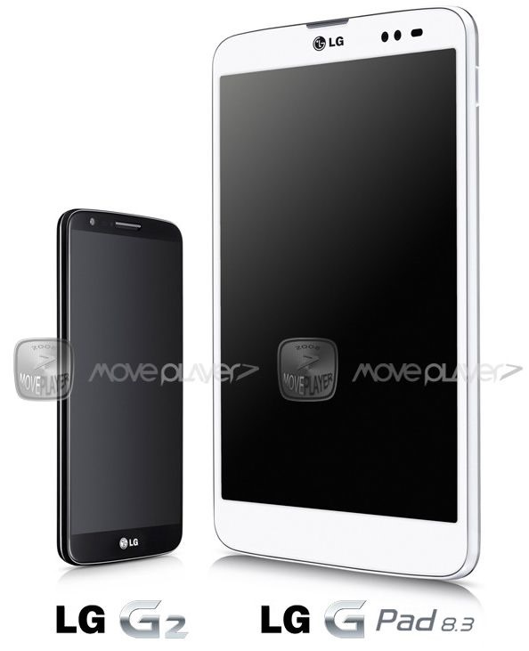 8.3インチ/Snapdragon 600搭載「LG G Pad 8.3」、ベゼルレスなプレス画像がリーク