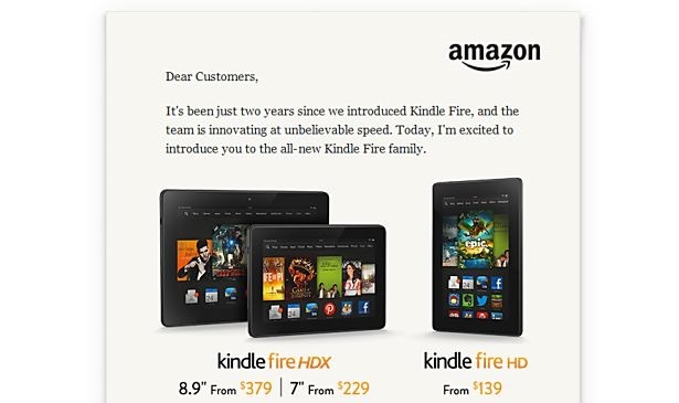 『Kindle Fire HDX 8.9』のスペック表と価格