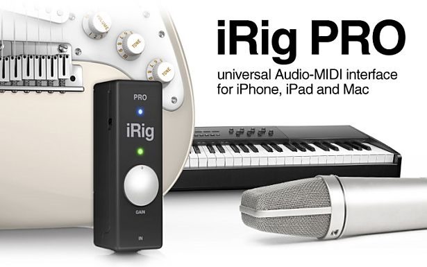 iOS/Mac対応オーディオインターフェイス『iRig PRO』発表、機能と価格