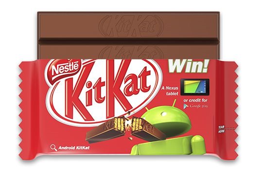 Googleとネスレ、『Android 4.4 KitKat』記念コラボへ