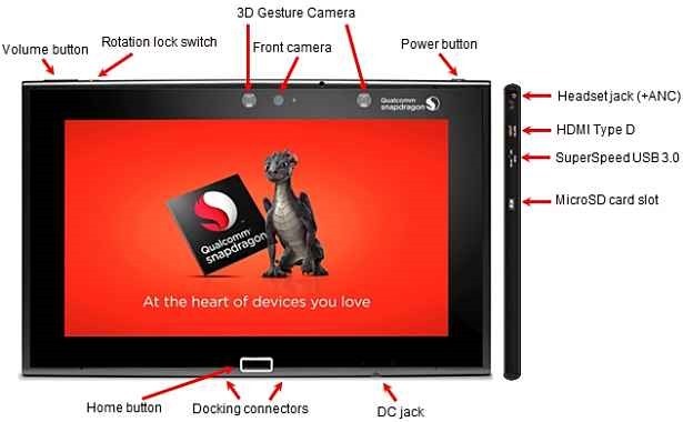 指紋スキャナ／Snapdragon 805搭載 10インチ『Intrinsyc MDP Tablet』発表、価格とスペックほか