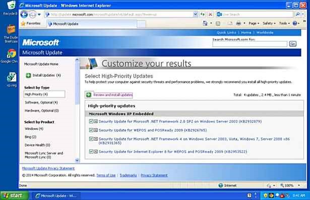 Windows XPのアップデートを2019年まで延長するレジストリハック