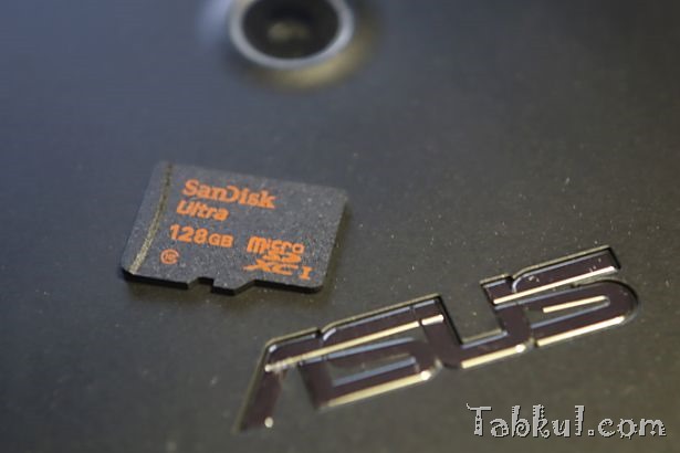 Vivotab Note 8 レビュー、MicroSDカード128GBのベンチマーク計測