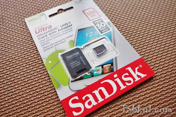 大容量128GBのMicroSDカード『SanDisk Ultra 128GB microSDXC』購入、開封レビュー