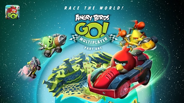 レースゲーム「ANGRY BIRDS GO!」がマルチプレイヤー対応に