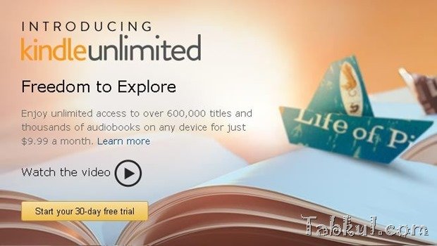 米Amazon、電子書籍と音声書籍の定額制サービス『Kindle Unlimited』提供開始