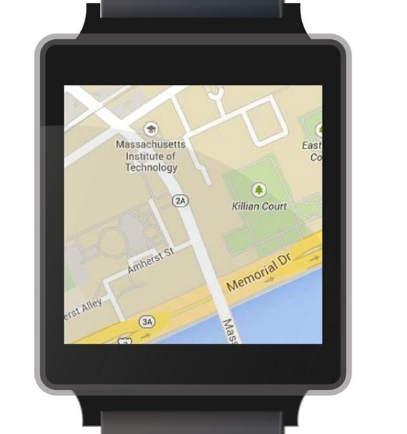 Android Wearに地図アプリ『Mini Maps for Wear』登場、GPSで現在位置を表示