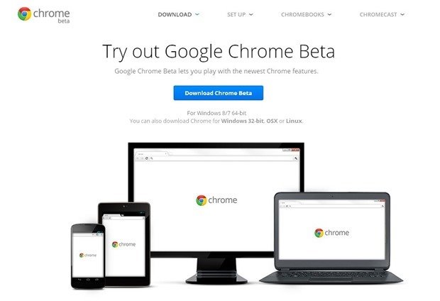 Google Chrome、64bit版Windows向けBetaバージョン提供開始