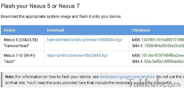 次期Android Lのプレビュー版が『LPV81C』にアップデート、Nexus 5／Nexus 7向け公開