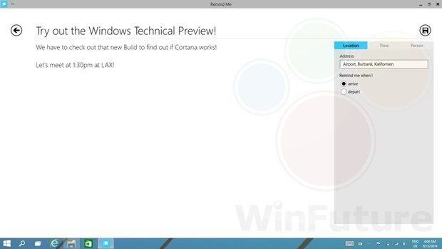 Windows 9プレビュー版で音声アシスタント『Cortana』が発見される