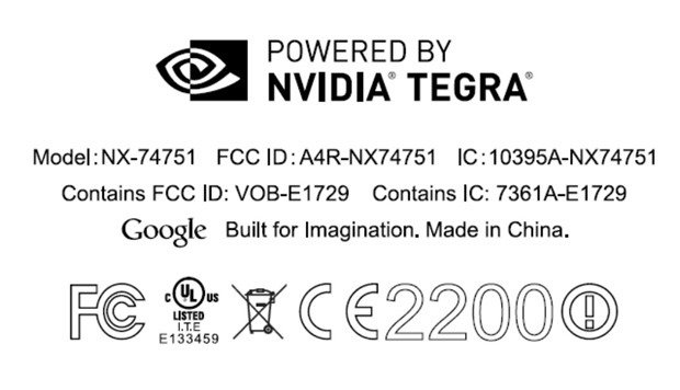 次期Nexus 7 (2014)らしき端末がFCC通過―LG製でNVIDIA Tegra搭載