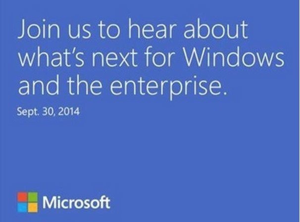 Microsoft、『Windows 9』発表イベントを9月30日に開催すると発表