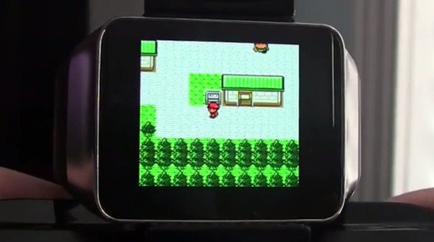 世界最小ゲームボーイカラー！Android Wear＋エミュレータによるプレイ動画―スマートウォッチ
