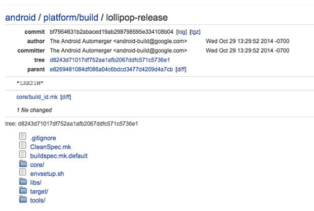 Google、『Android 5.0 Lollipop』ソースコードをAOSPで公開