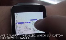 『Windows 3.1』をAndroid Wear搭載スマートウォッチで起動する動画、エミュレータ「DOSBox」で実現