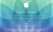 Apple、3/9スペシャルイベント「Spring Forward」開催／日本時間10日2時～ライブ中継あり