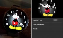 Apple Watchのウォッチフェイス『ミッキーマウス』、非公式Android Wearアプリが更新