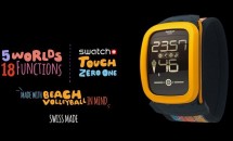 スウォッチ、スマートウォッチ『Swatch Touch Zero One』発表／ビーチバレー機能を搭載