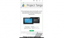 Google、3Dセンサー搭載『Project Tango』を半額の512ドルに値下げ