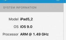 iPad mini 4、1.5GHz A8チップにRAM 2GB搭載と判明―ベンチマークスコアの旧モデル比較も