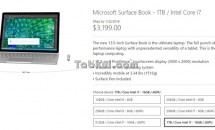 約38万円、Surface Book(1TBモデル)の価格判明―出荷は来年1月下旬
