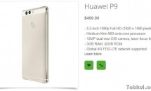 Huawei P9/P9 Max/P9 Liteのスペックと価格が判明、対応周波数・バンド
