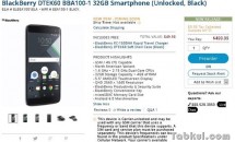 BlackBerry未発表『DTEK60』がB&Hで予約開始、価格・スペック・画像・対応周波数