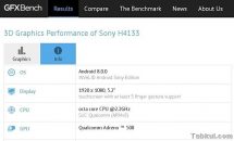 5.2型『Sony H4133』がGFXBenchに登場、2018年Xperiaスマートフォンの一部スペック