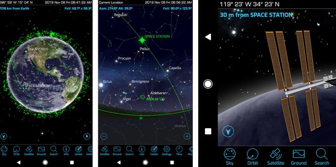 Android app com southernstars orbitrack