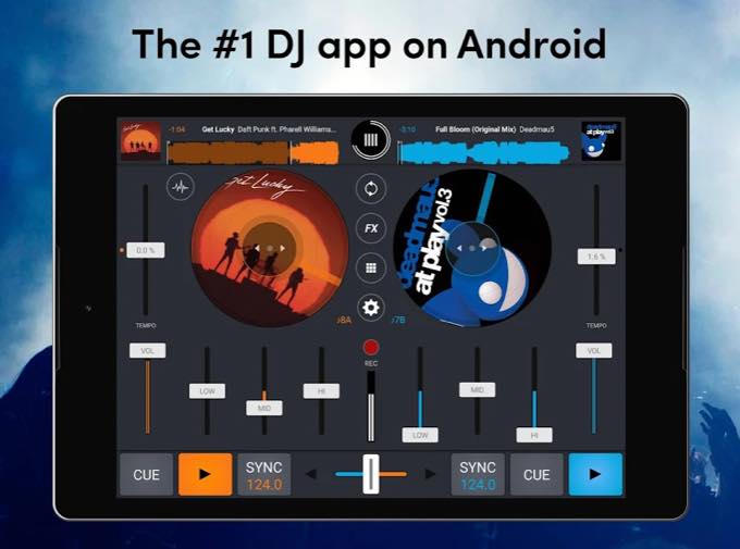 Android app com mixvibes crossdjapp