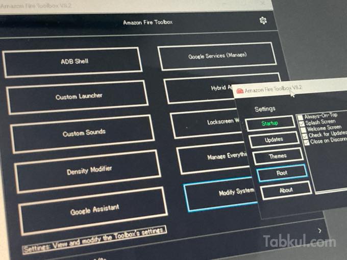Fireタブレットのハックツール Amazon Fire Toolbox V8 2を試す