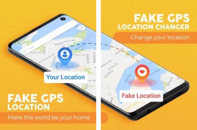 Android app com fakegps fakelocation fakegps