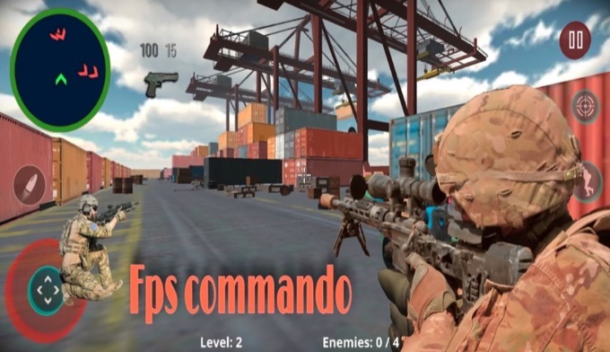 Android app om brightgames shooter commando
