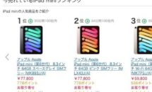 iPad mini 6が在庫切れに、購入店舗の話。