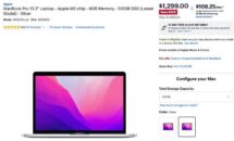BestBuyで13インチM2 MacBook Proが初値下げ、200ドルOFFに